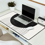 Line Art and Circle Desk Mat Gallery Image 2