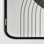 Line Art and Circle Laptop Sleeve Gallery Image 3