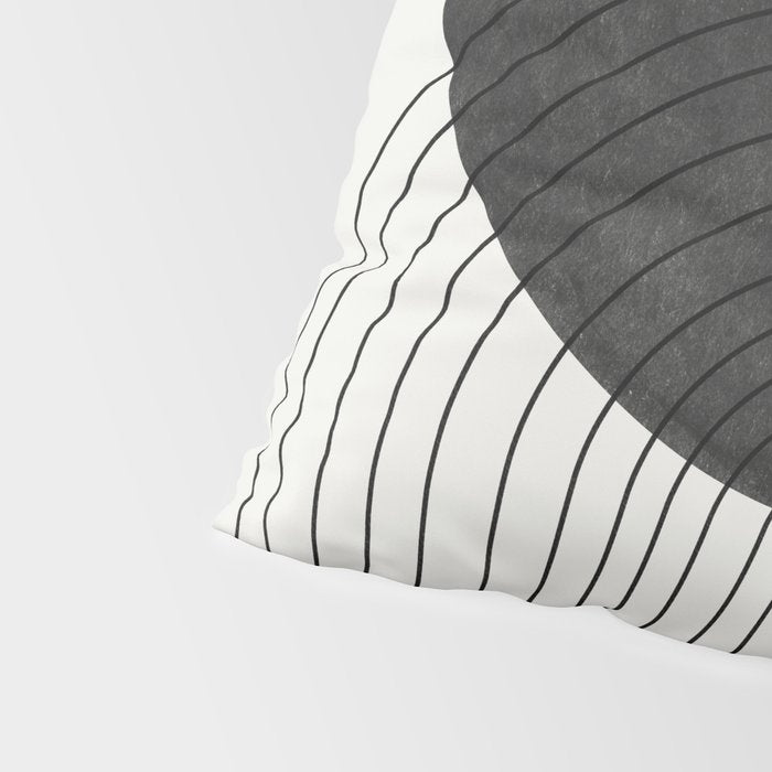 Line Art and Circle Pillow Sham Gallery Image 4