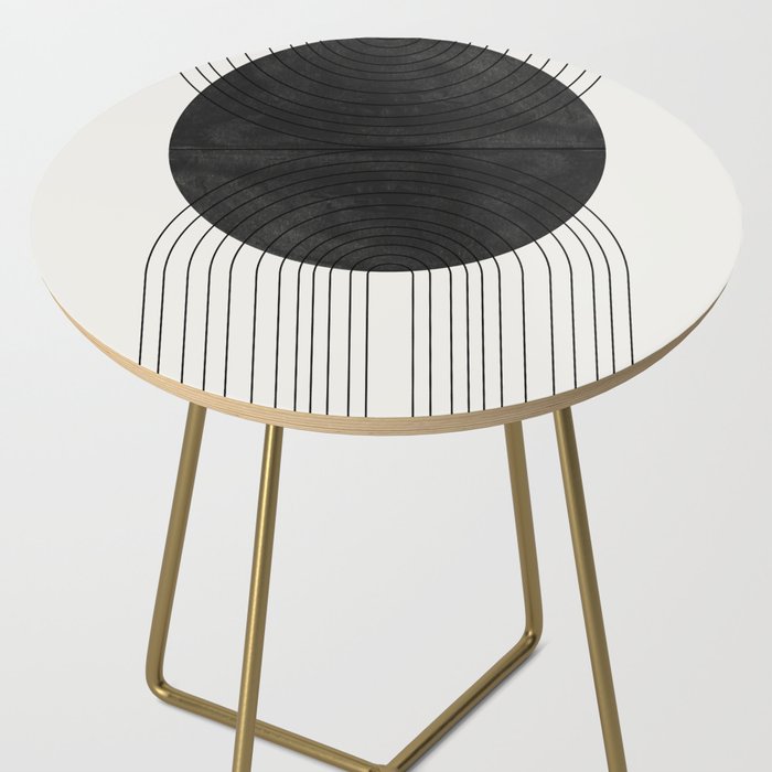 Line Art and Circle Side Table Gallery Image 2