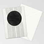 Line Art and Circle Stationery Card Gallery Image 2