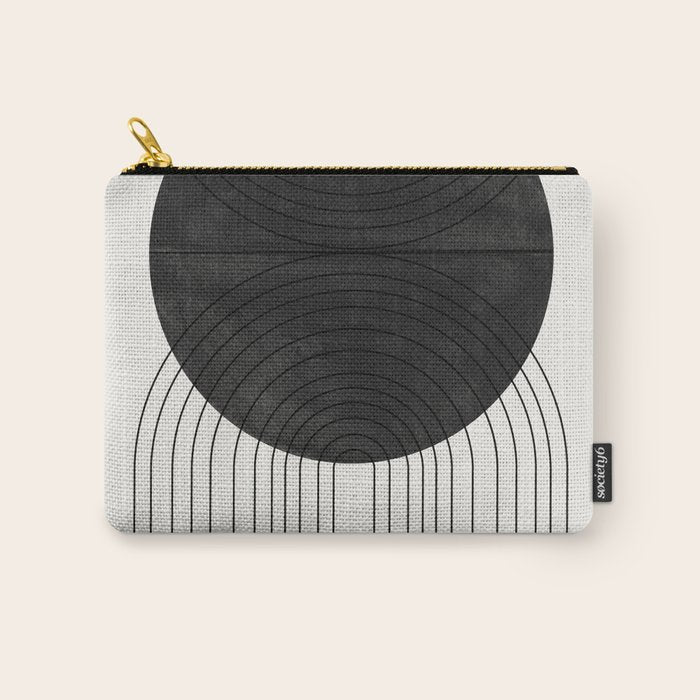 Line Art and Circle Carry All Pouch Gallery Image 1
