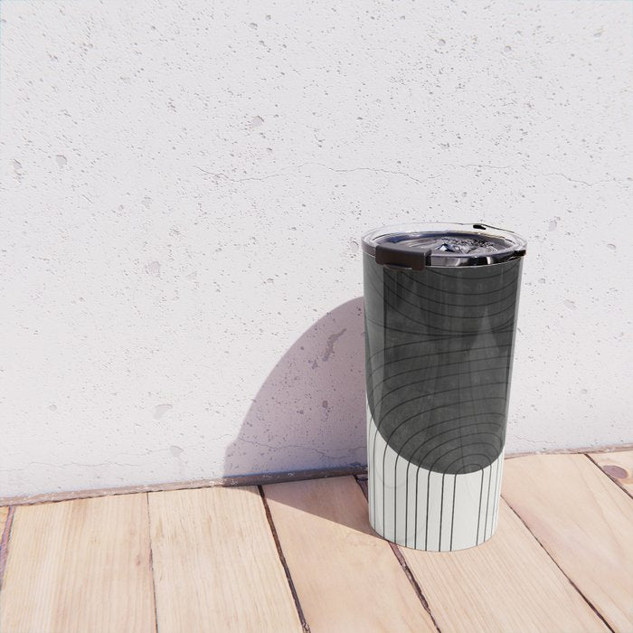 Line Art and Circle Travel Mug Gallery Image 4