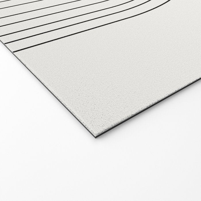 Line Art and Circle Welcome Mat Gallery Image 2