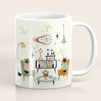 Cozy Cats Den studioxtine Coffee Mug Gallery Image 1