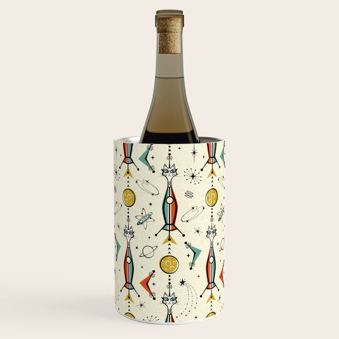 Atomic Kitty Rockets ©studioxtine Wine Chiller Gallery Image 1
