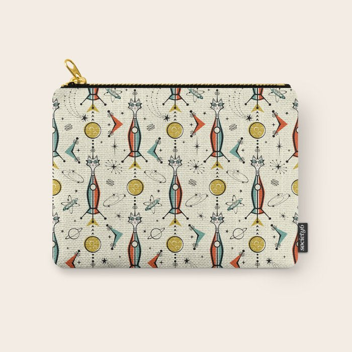Atomic Kitty Rockets ©studioxtine Carry All Pouch Gallery Image 1