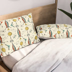 Atomic Kitty Rockets ©studioxtine Pillow Sham Gallery Image 2