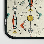 Atomic Kitty Rockets ©studioxtine Laptop Sleeve Gallery Image 3