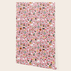 Christmas Dog Pattern Illustration Wallpaper Gallery Image 2