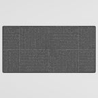 Lines III (Dark Gray) Desk Mat Gallery Image 3