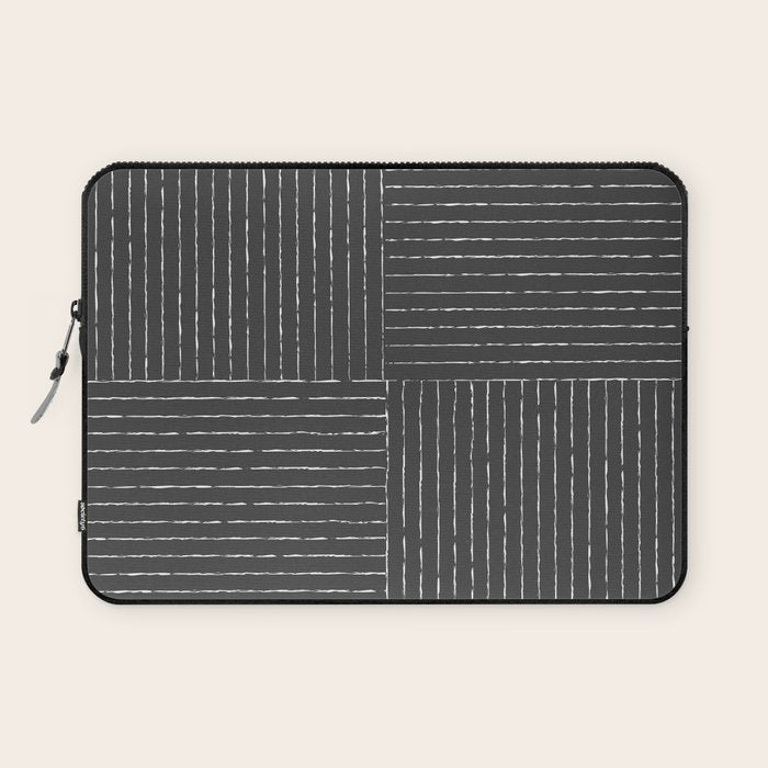 Lines III (Dark Gray) Laptop Sleeve Gallery Image 1