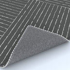 Lines III (Dark Gray) Rug Gallery Image 4
