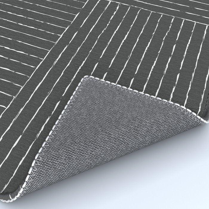 Lines III (Dark Gray) Rug Gallery Image 4