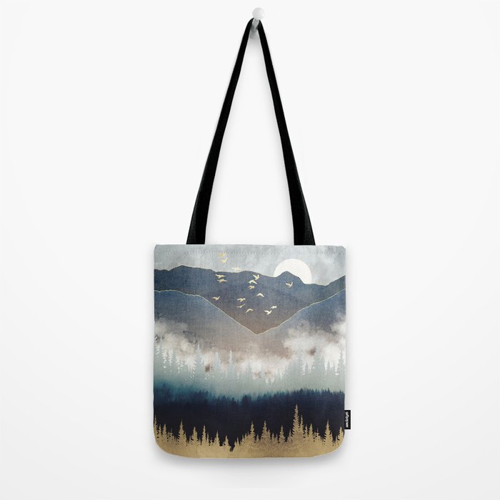 Blue Mountain Mist Tote Bag Gallery Image 2