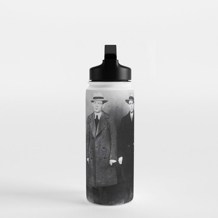 The Syndicate - 'Lucky' Luciano & New York gangsters Ed Diamond, Jack Diamond, & Fatty Walsh black and white photography / photographs Water Bottle Gallery Image 3