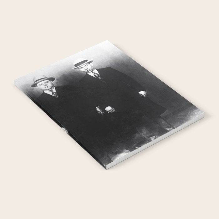 The Syndicate - 'Lucky' Luciano & New York gangsters Ed Diamond, Jack Diamond, & Fatty Walsh black and white photography / photographs Notebook Gallery Image 2