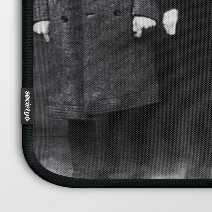 The Syndicate - 'Lucky' Luciano & New York gangsters Ed Diamond, Jack Diamond, & Fatty Walsh black and white photography / photographs Laptop Sleeve Gallery Image 3