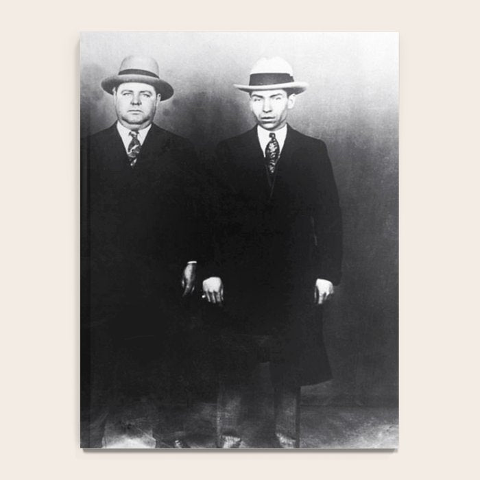 The Syndicate - 'Lucky' Luciano & New York gangsters Ed Diamond, Jack Diamond, & Fatty Walsh black and white photography / photographs Notebook Gallery Image 4