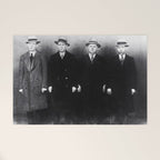 The Syndicate - 'Lucky' Luciano & New York gangsters Ed Diamond, Jack Diamond, & Fatty Walsh black and white photography / photographs Welcome Mat Gallery Image 1