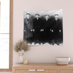 The Syndicate - 'Lucky' Luciano & New York gangsters Ed Diamond, Jack Diamond, & Fatty Walsh black and white photography / photographs Wall Tapestry Gallery Image 2