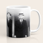 The Syndicate - 'Lucky' Luciano & New York gangsters Ed Diamond, Jack Diamond, & Fatty Walsh black and white photography / photographs Coffee Mug Gallery Image 1