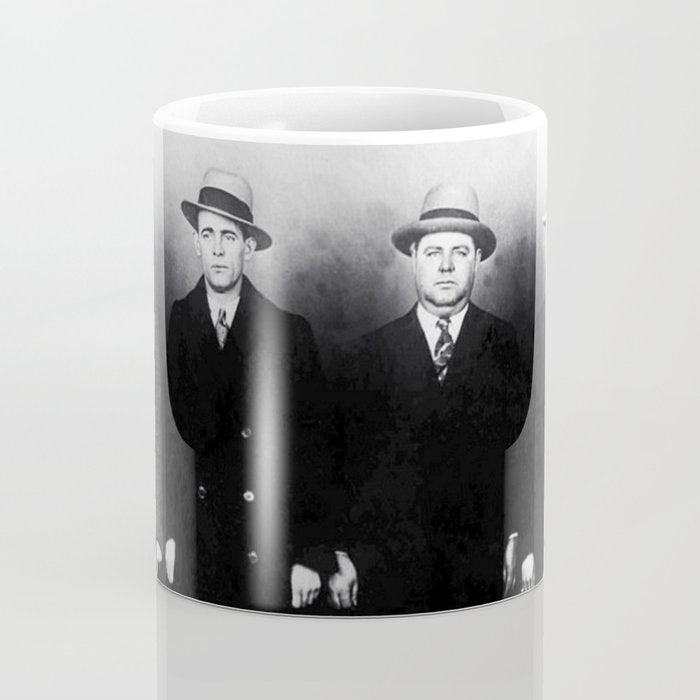 The Syndicate - 'Lucky' Luciano & New York gangsters Ed Diamond, Jack Diamond, & Fatty Walsh black and white photography / photographs Coffee Mug Gallery Image 4