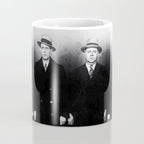 The Syndicate - 'Lucky' Luciano & New York gangsters Ed Diamond, Jack Diamond, & Fatty Walsh black and white photography / photographs Coffee Mug Gallery Image 4