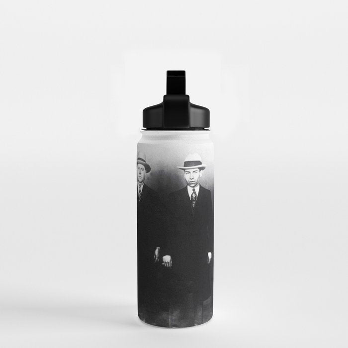 The Syndicate - 'Lucky' Luciano & New York gangsters Ed Diamond, Jack Diamond, & Fatty Walsh black and white photography / photographs Water Bottle Gallery Image 2