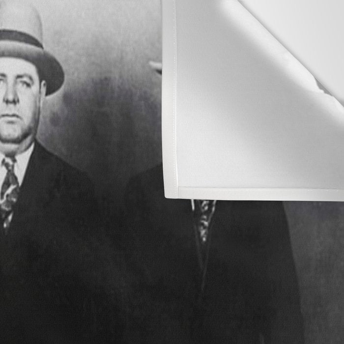 The Syndicate - 'Lucky' Luciano & New York gangsters Ed Diamond, Jack Diamond, & Fatty Walsh black and white photography / photographs Wall Tapestry Gallery Image 3