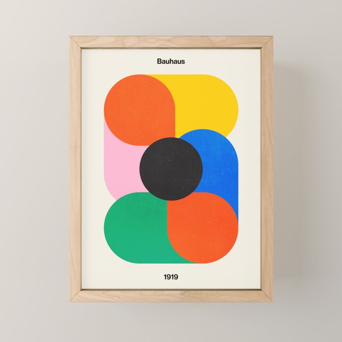 Harmony: Bauhaus 1919 Exhibition 03 Mini Art Print Gallery Image 1