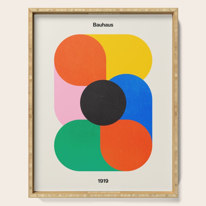 Harmony: Bauhaus 1919 Exhibition 03 Serving Tray Gallery Image 1