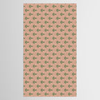 Bachelor Button Boutonniere Peach Green Tablecloth Gallery Image 2