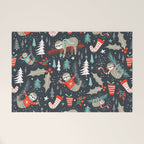 Slothy Holidays Welcome Mat Gallery Image 1