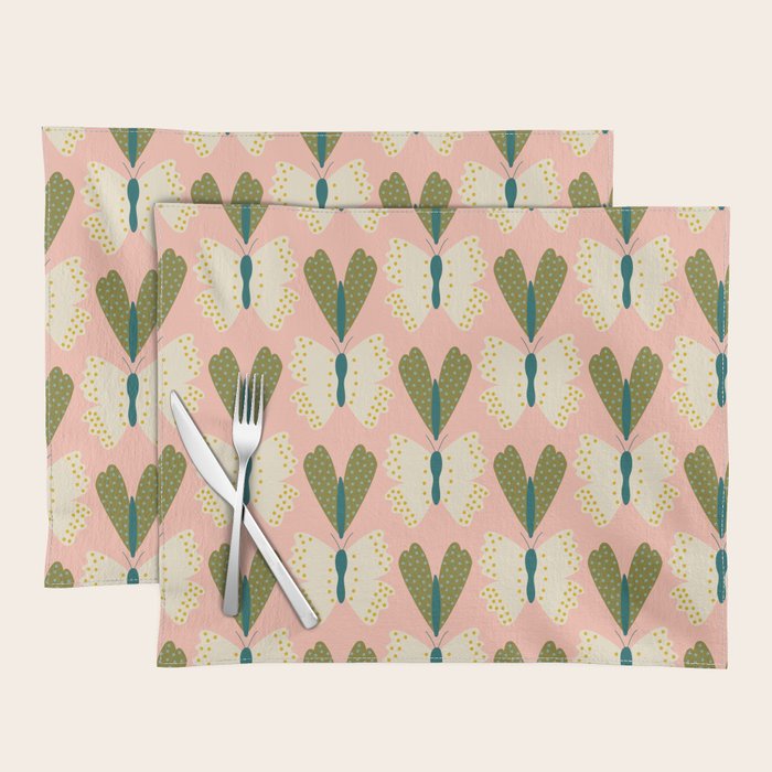 Vintage Butterfly and Moth  Placemat Gallery Image 1