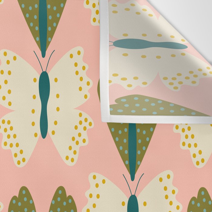 Vintage Butterfly and Moth  Wall Tapestry Gallery Image 3