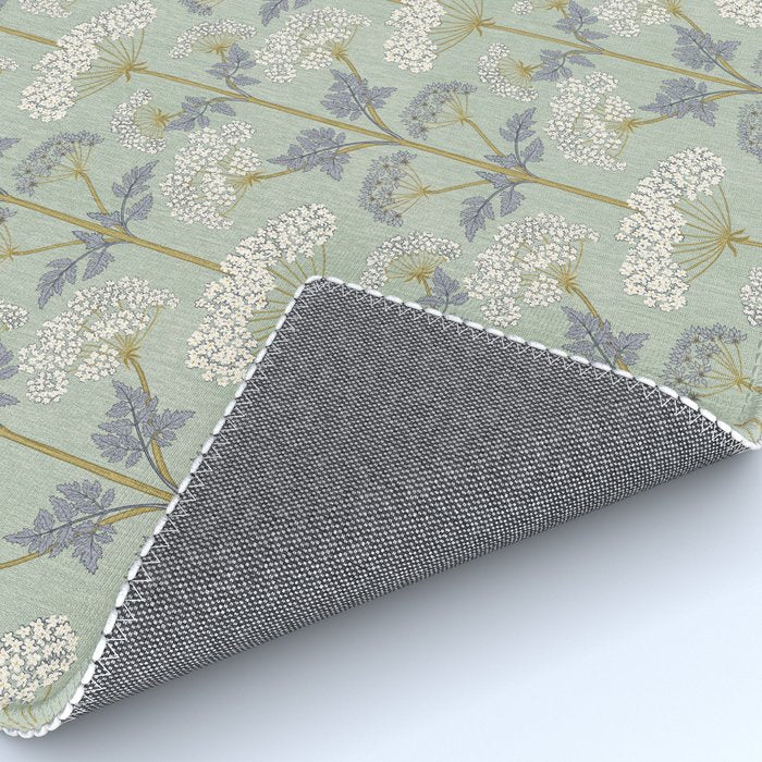 Vintage Sage Floral Rug Gallery Image 4