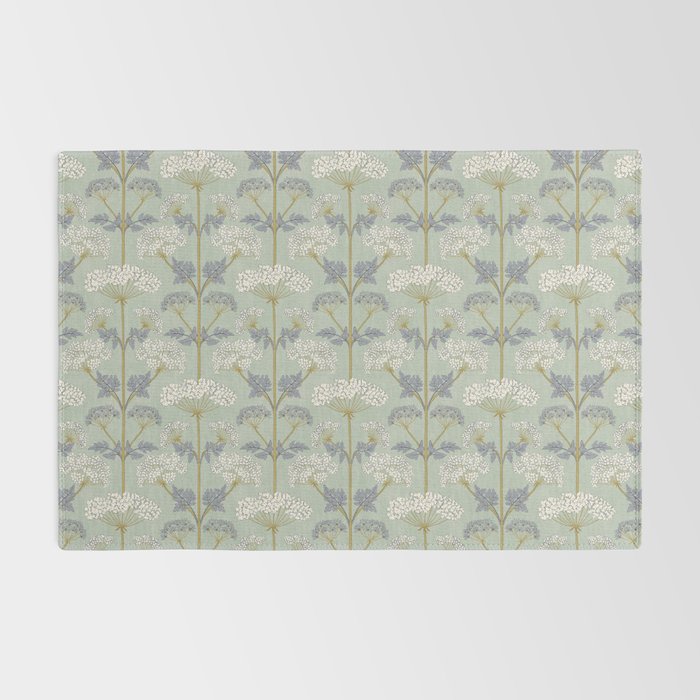 Vintage Sage Floral Rug Gallery Image 2