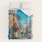 Anime Tokyo Streets Duvet Cover Gallery Image 6