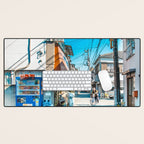 Anime Tokyo Streets Desk Mat Gallery Image 1