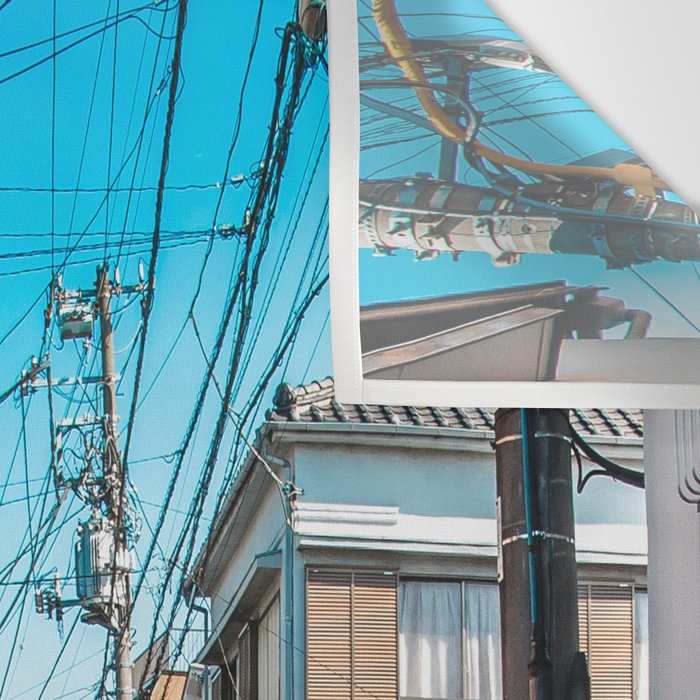 Anime Tokyo Streets Wall Tapestry Gallery Image 3