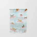 Dogs Surfing Wall Hanging Gallery Image 1