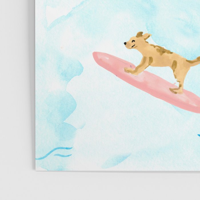 Dogs Surfing Poster Gallery Image 3