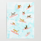 Dogs Surfing Poster Gallery Image 4
