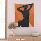 Abstract Nude I Wall Tapestry Gallery Image 2