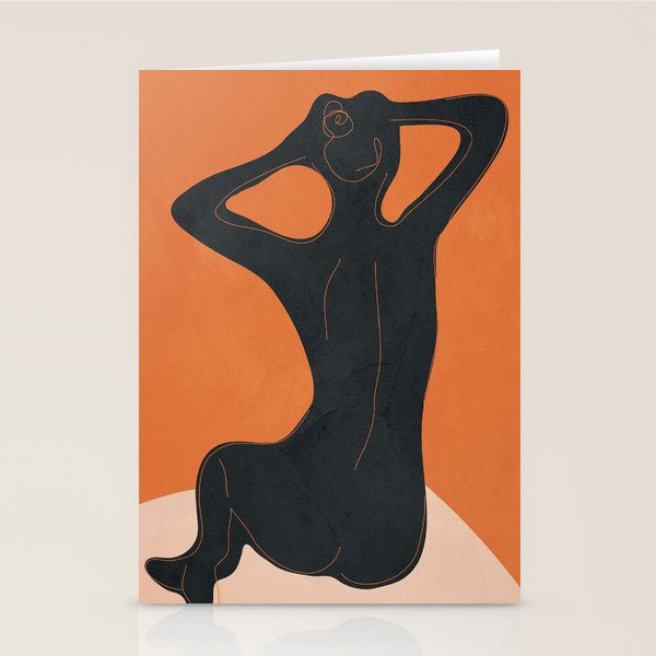 Abstract Nude I Stationery Card Gallery Image 1