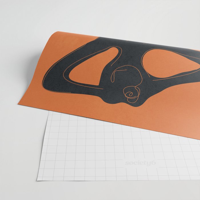 Abstract Nude I Wrapping Paper Gallery Image 2