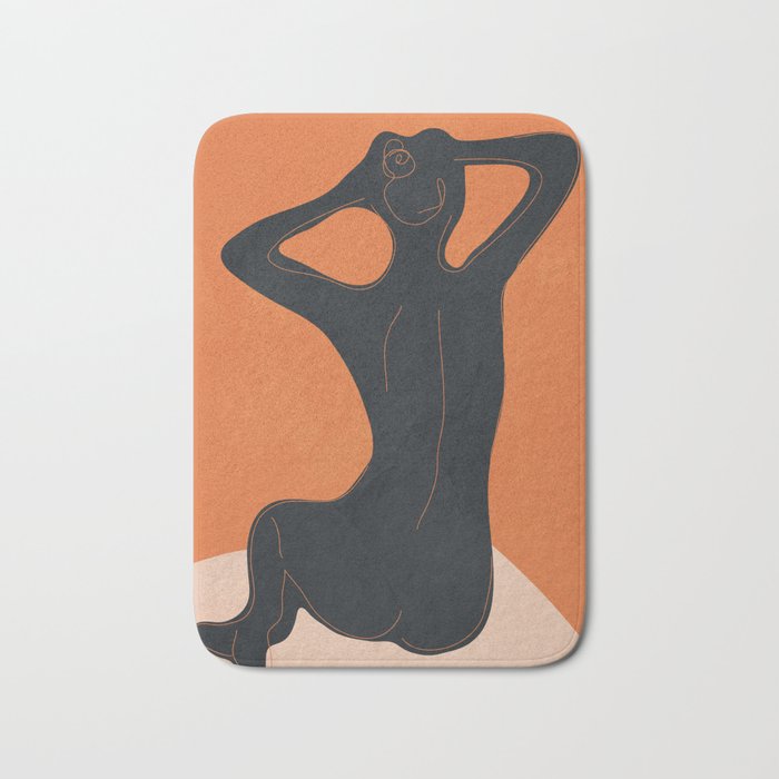 Abstract Nude I Bath Mat Gallery Image 1