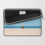 Minimalist Beach Sun Horizon Laptop Sleeve Gallery Image 2