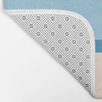 Minimalist Beach Sun Horizon Bath Mat Gallery Image 2